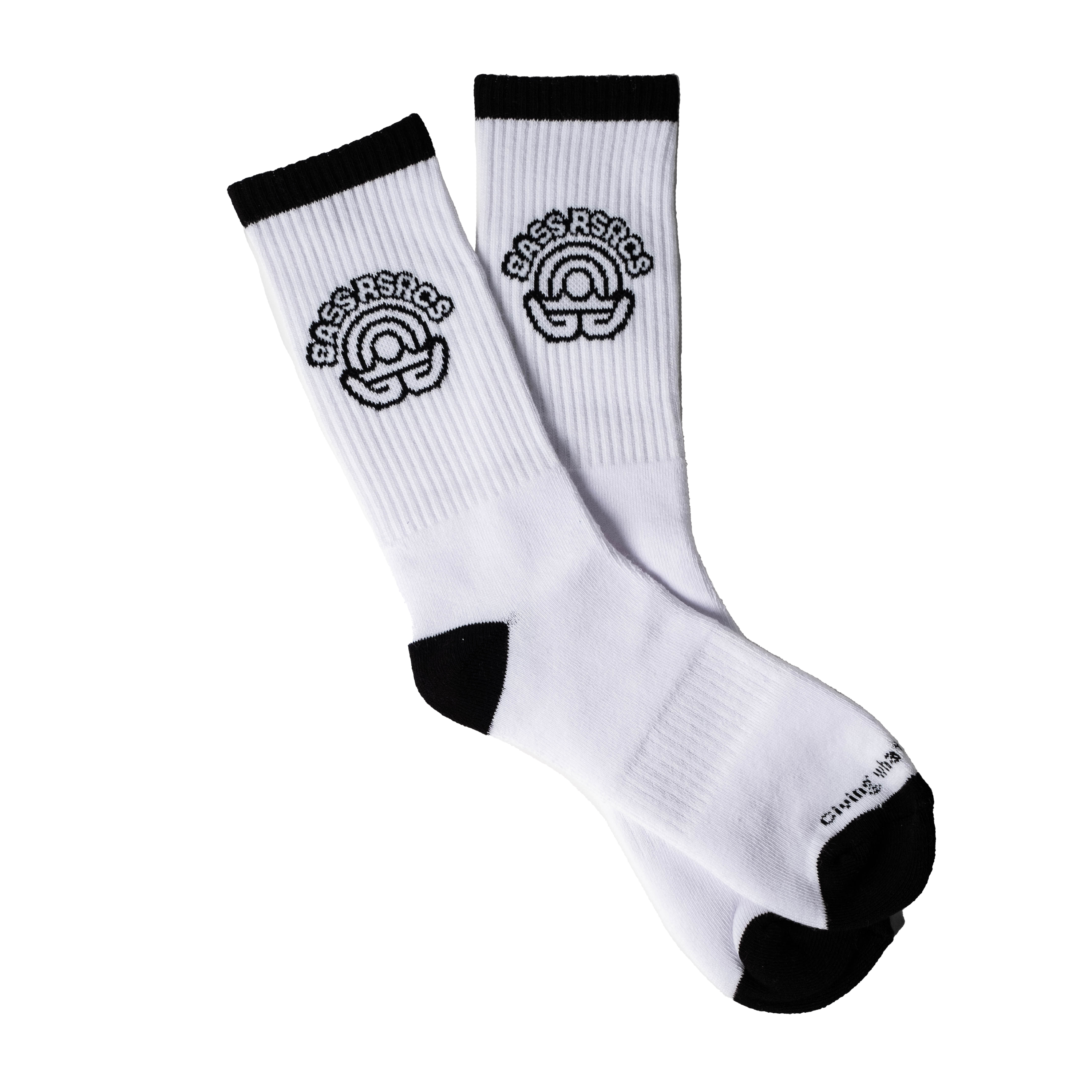 BASSIC SOCKS (WHITE / BLK)
