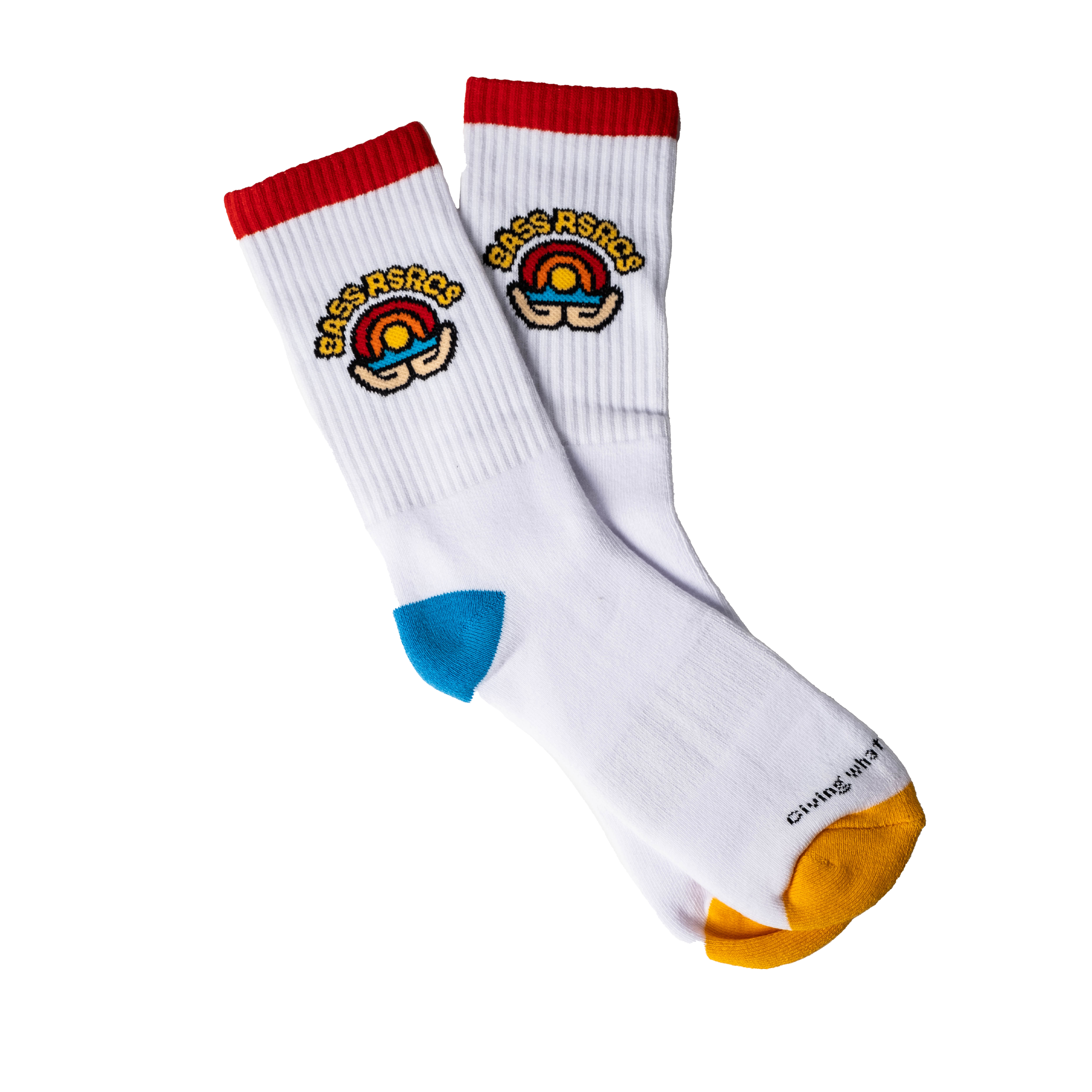 BASSIC SOCKS (WHITE / MULTI)